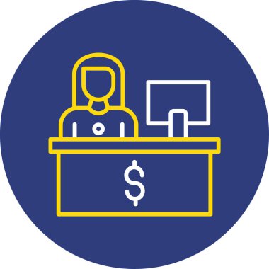 Bir insan simgesinin vektör illüstrasyonu