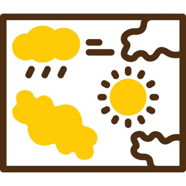 Modern b 'nin vektör illüstrasyonu güneşin ikonundan yoksun