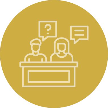 İş ve finans simgesinin vektör illüstrasyonu