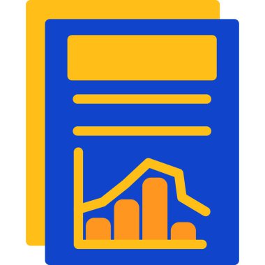 Analizler. Web simgesi basit illüstrasyon