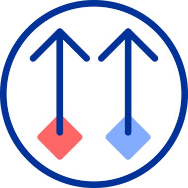 ok simgesi, modern vektör illüstrasyonu