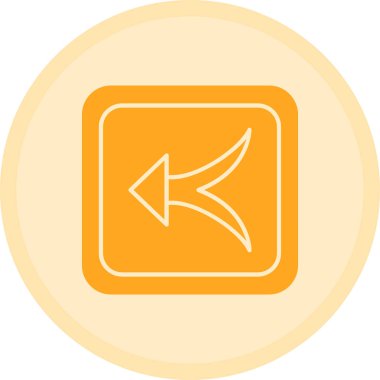 Modern simgenin vektör illüstrasyonu