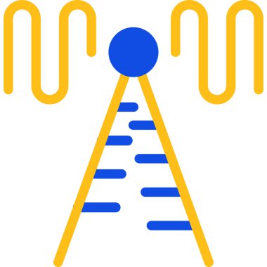uydu simgesi, basit illüstrasyon