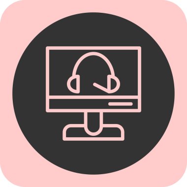 Seo simgesinin vektör illüstrasyonu