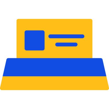 Bilgisayar. Web simgesi basit illüstrasyon