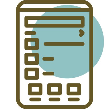 veri analiz simgesi. özet veri analiz vektör rengi düz izole