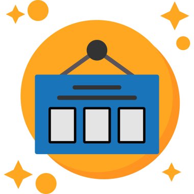 Alışveriş. Web simgesi basit illüstrasyon