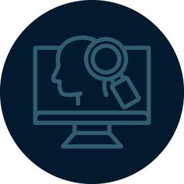 seo modern simgesinin vektör illüstrasyonu