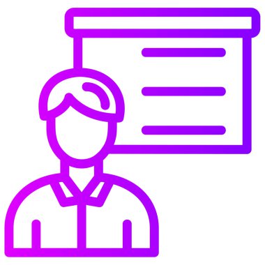 Adamım. Web simgesi basit illüstrasyon