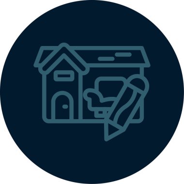 Vektör Ev simgesi illüstrasyonu