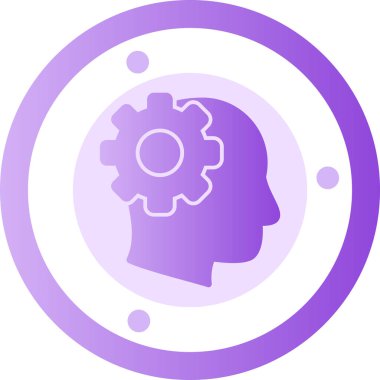 vektör düşünme simgesi illüstrasyonu