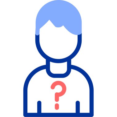 kullanıcı. Web simgesi basit illüstrasyon