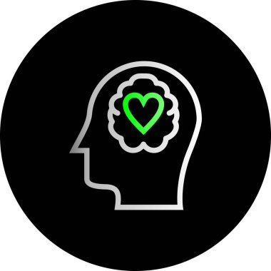 Aşk simgesi vektör illüstrasyonu