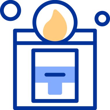 Yağ ikonu. Basit resimleme