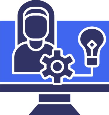 İnsan simgesinin vektör illüstrasyonu