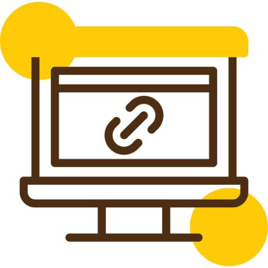 Web simgesi vektör illüstrasyonu