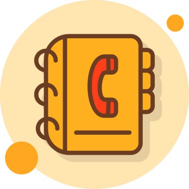 Telefon Çağrısı Modern simge vektör çizimi