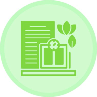 belge simgesi vektör illüstrasyonu