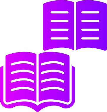 Kitap. Web simgesi basit tasarım