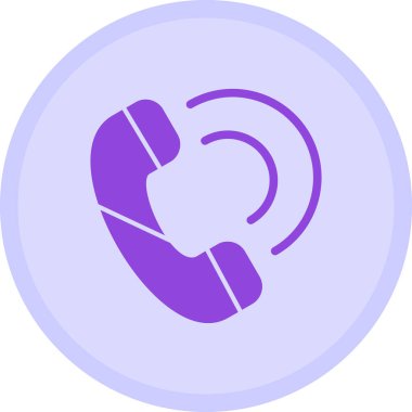 Telefon simgesinin vektör illüstrasyonu