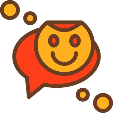 Gülümseme simgesi simgesi - özet biçimi