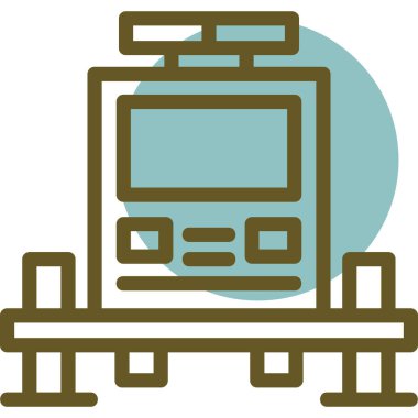 bilgisayar simgesi vektör illüstrasyonu