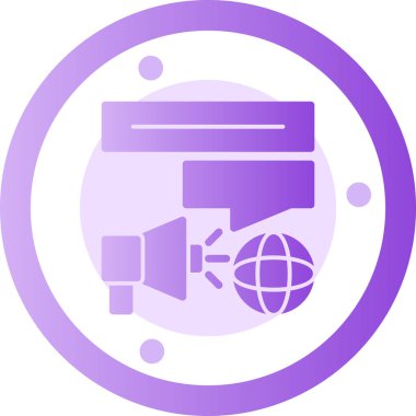 video. Web simgesi basit illüstrasyon