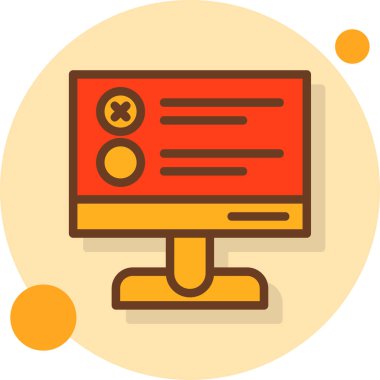 Bilgisayar monitörü. Basit tasarım