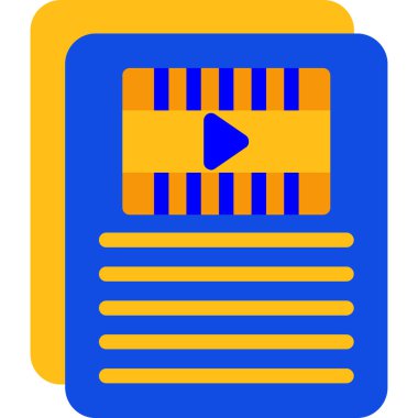 Ses kitabı eğitim simgesi - özet biçimi