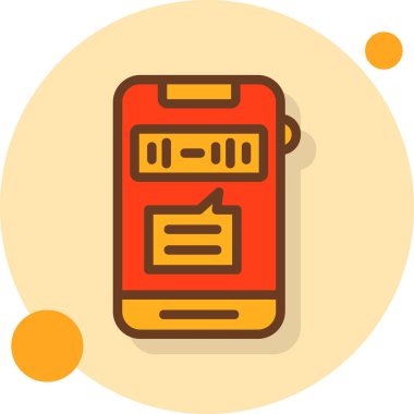 Telefon simgesi vektör illüstrasyonu