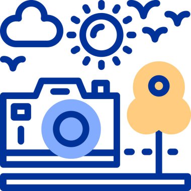 Fotoğraf kategorisinde kamera fotoğrafçılık simgesi