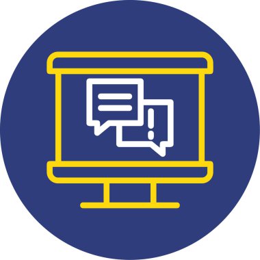 Bilgisayar. Web simgesi basit illüstrasyon