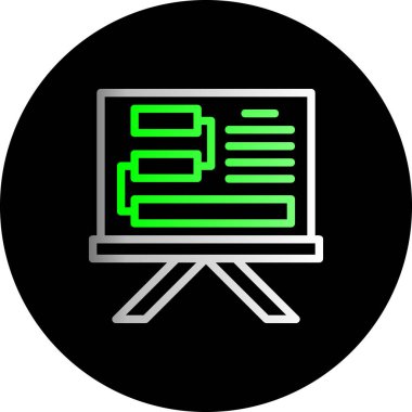 bilgisayar ekranı simgesi, vektör illüstrasyonu