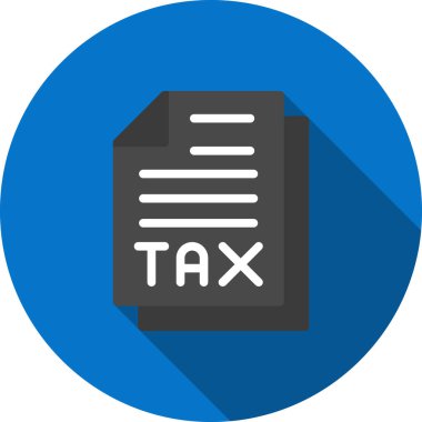 vergi simgesi vektör illüstrasyon tasarımı