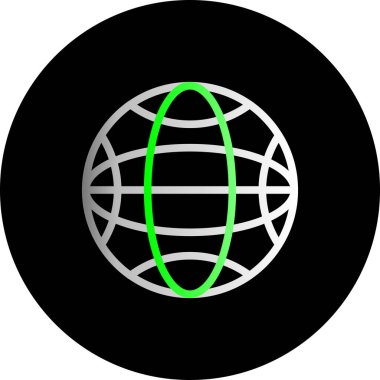 küresel ağ. Basit resimleme