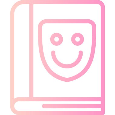 kitap simgesi vektör illüstrasyonu