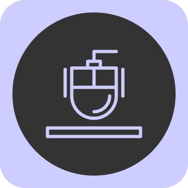 İllüstrasyon yağ tankı simgesi