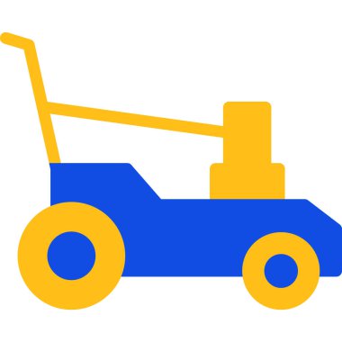 Traktör. Web simgesi basit illüstrasyon