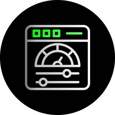 Modern bir simgenin vektör illüstrasyonu