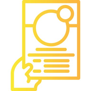 belge simgesi vektör illüstrasyonu