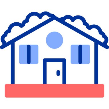 ev simgesi vektör illüstrasyonu