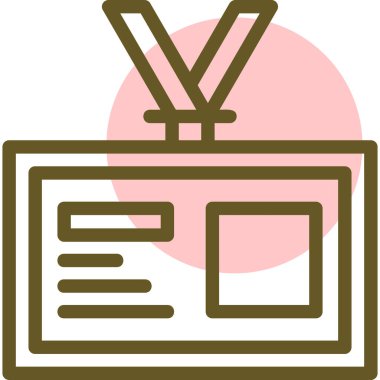 Modern bir simgenin vektör illüstrasyonu