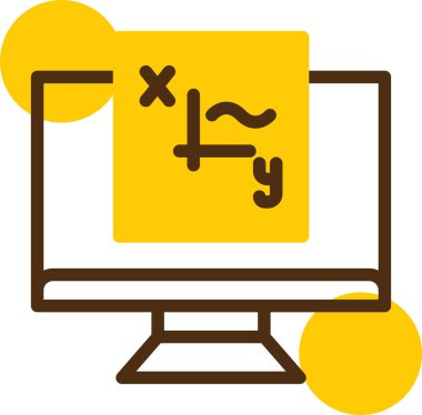 bilgisayar simgesi vektör illüstrasyonu