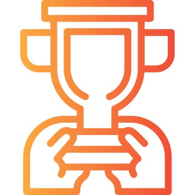 kupa simgesi, vektör illüstrasyonu