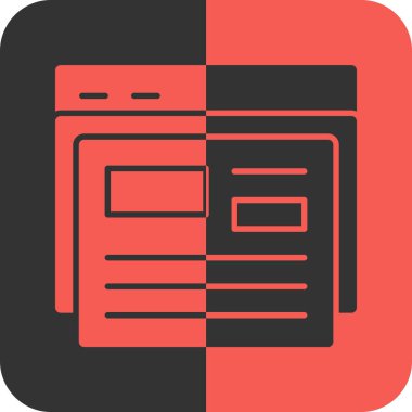 Modern fırının vektör illüstrasyon simgesi