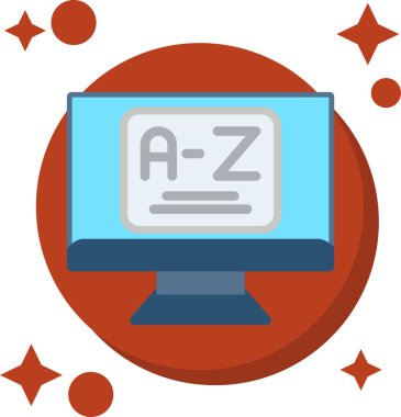 öğrenme simgesini düz biçimde öğrenme