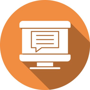 Bilgisayar monitörü. Web simgesi