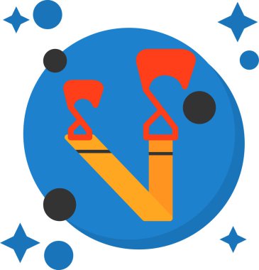 Modern ve ateş ikonu eksikliğinin vektör illüstrasyonu