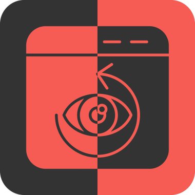 Tarayıcı. Web simgesi basit illüstrasyon