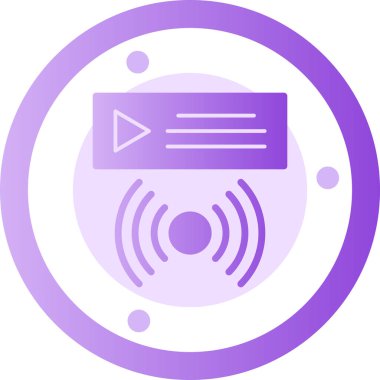 Beyaz arkaplanda wifi simgesi ve vektör illüstrasyon tasarımı